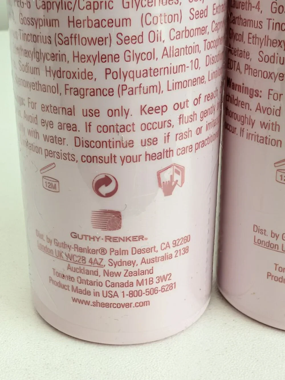 Sheer Cover Conditioning Cleanser 4 fl oz/ 120 ml Factory Sealed Original Lot 2